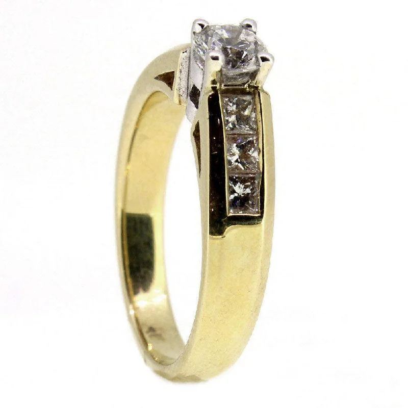 18ct Gold And Diamond Engagement Ring 0.75ct