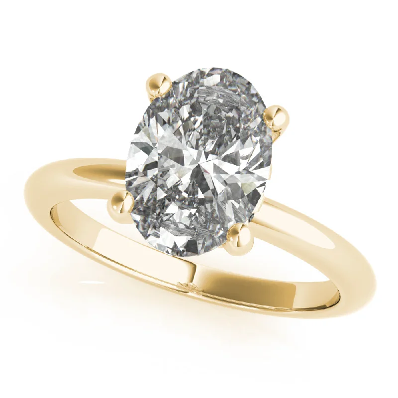 Alia Oval Diamond Engagement Ring Setting