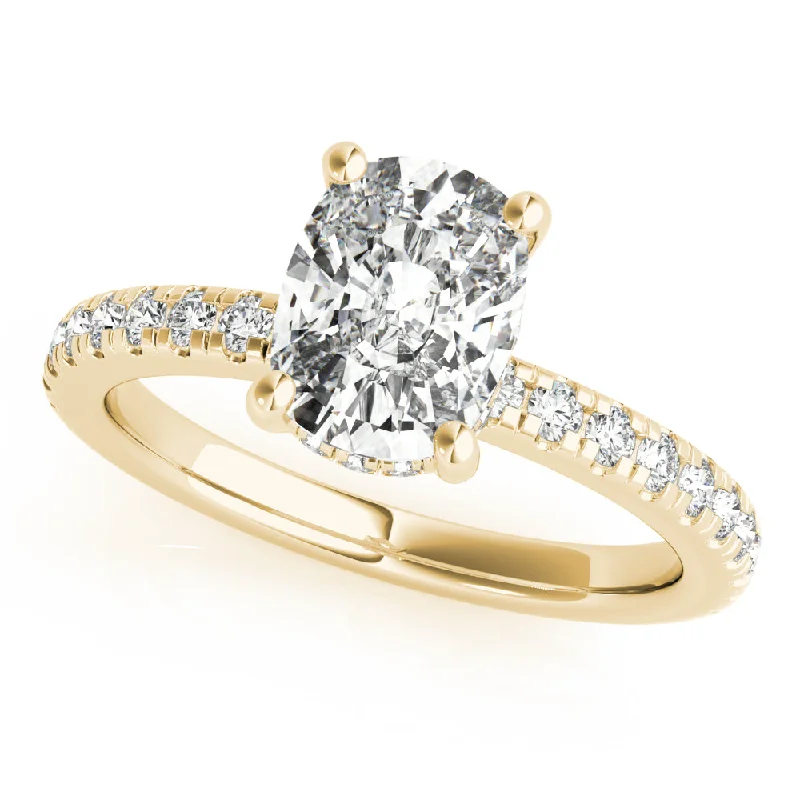 Alyssa Cushion Diamond Engagement Ring Setting