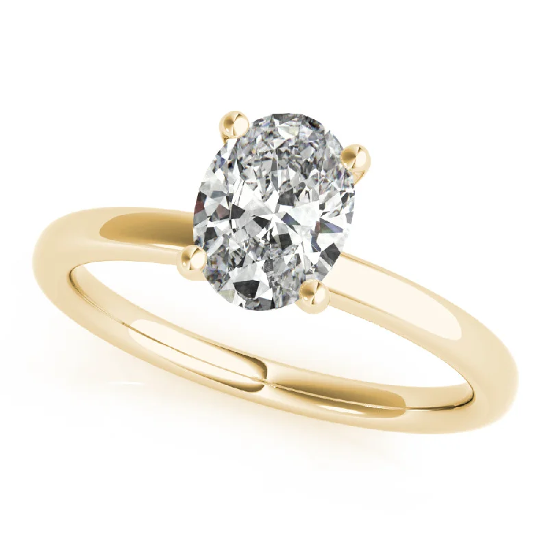 Amira Oval Diamond Engagement Ring Setting