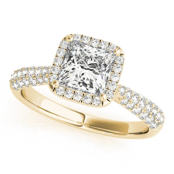 Avelina Square Diamond Engagement Ring Setting