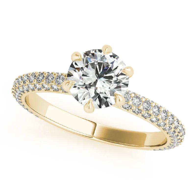 Juliet 6 Prong Diamond Engagement Ring Setting