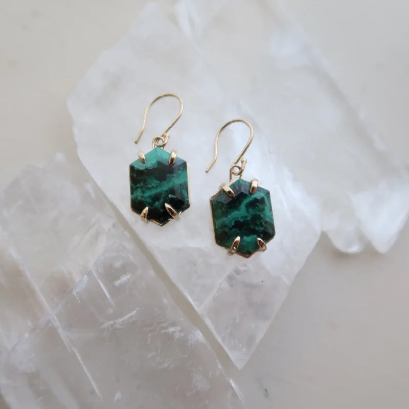 Azurite Malachite Earrings