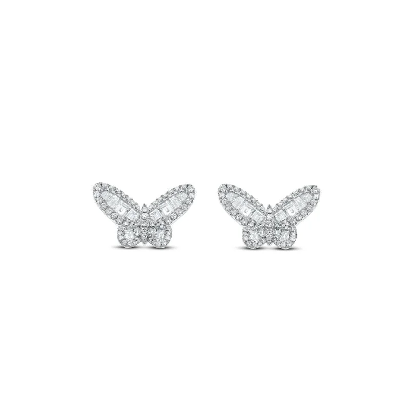 1.40cts Diamond Butterfly Studs