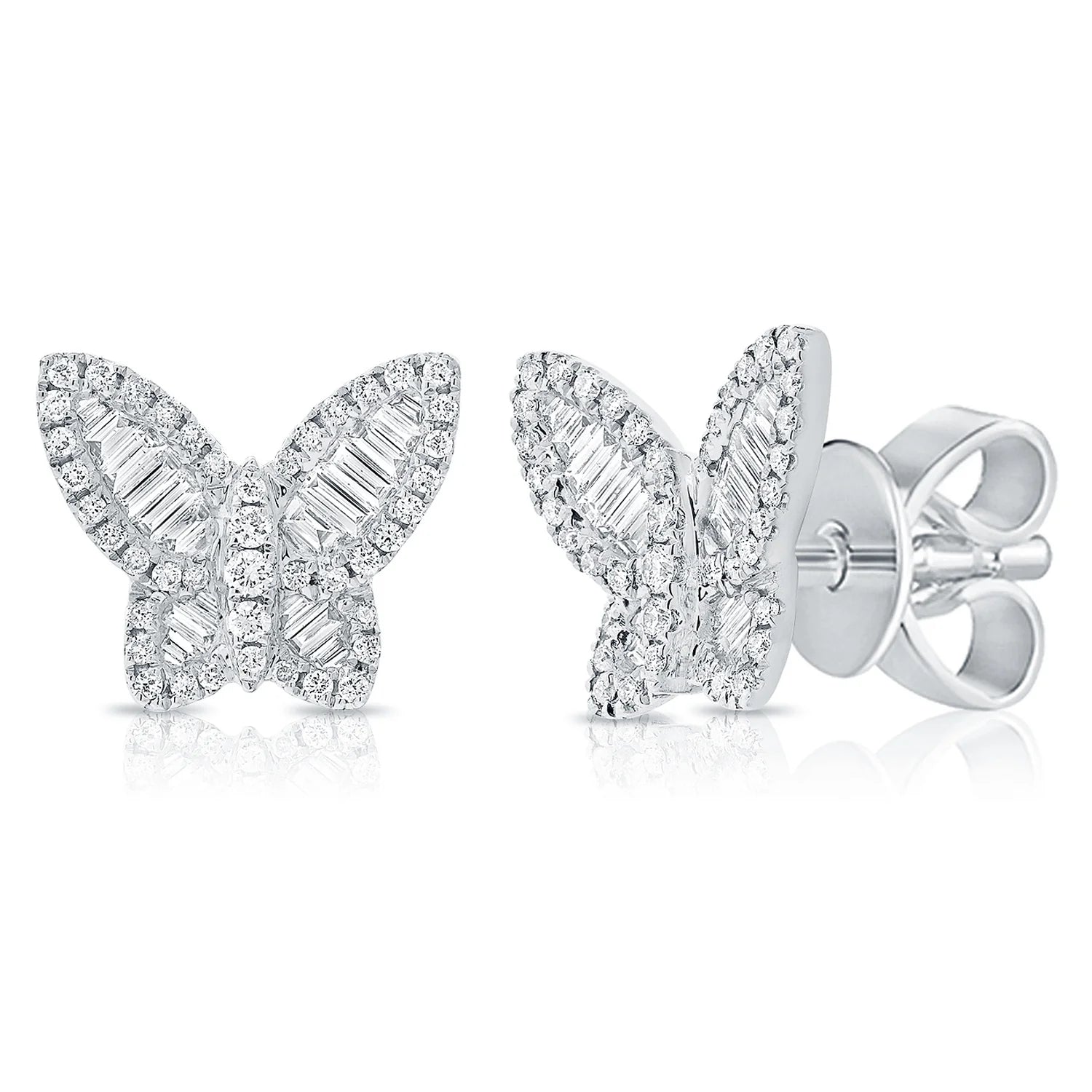 0.45cts Diamond Butterfly Studs