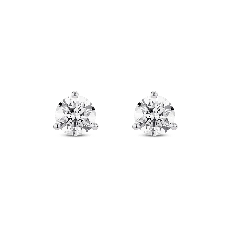 The Round Brilliant Solitaire Studs