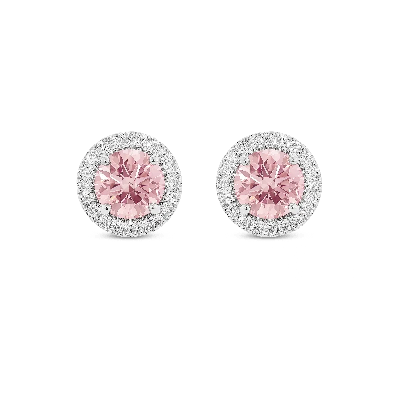 The Pink Halo Studs