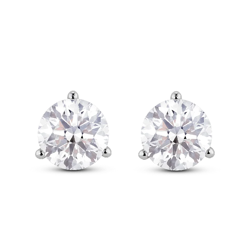 The Round Brilliant Solitaire Studs