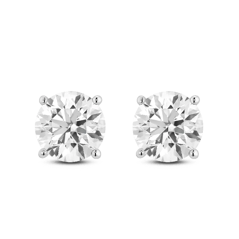 The Round Brilliant Solitaire Studs