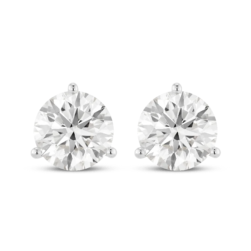 The Round Brilliant Solitaire Studs