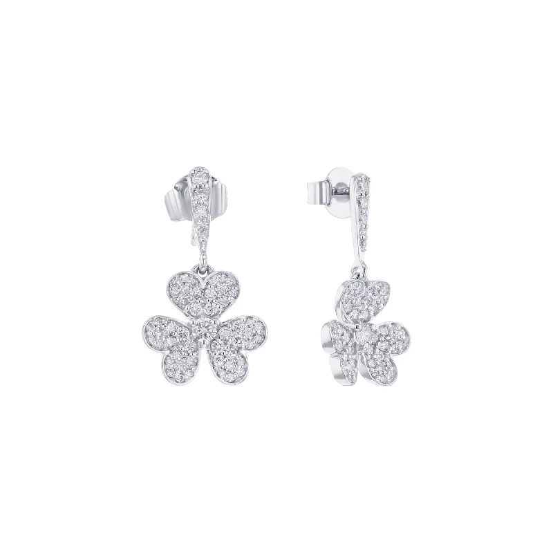 Petals of Love Diamond Earrings