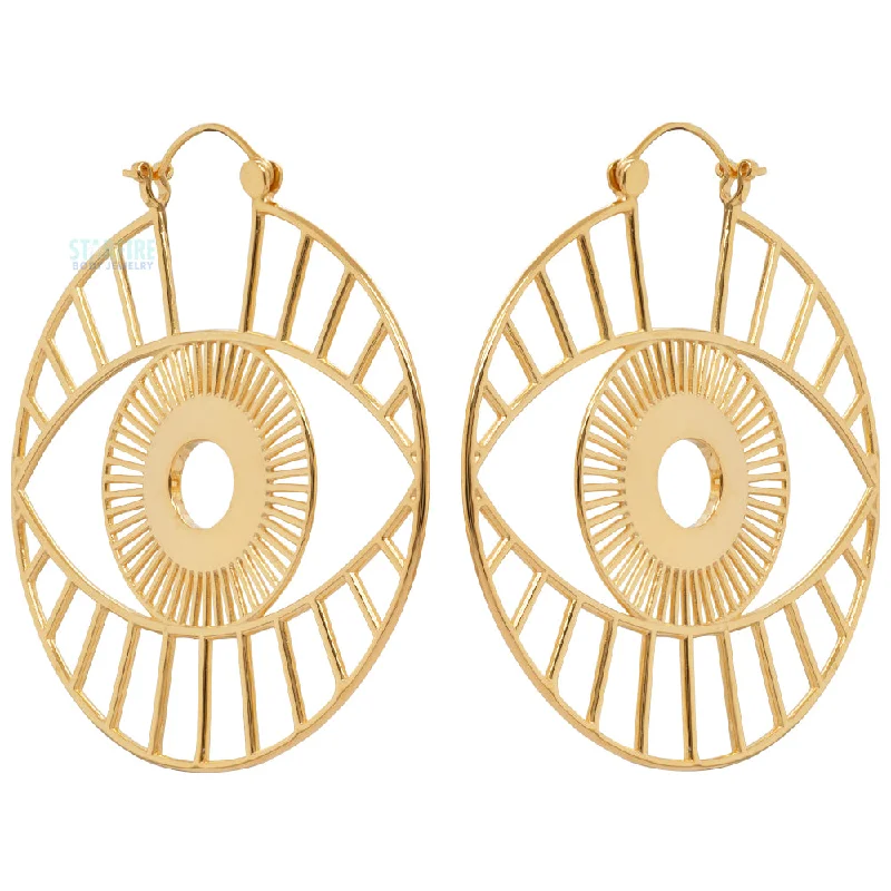 "Oculus" Hoop Earrings