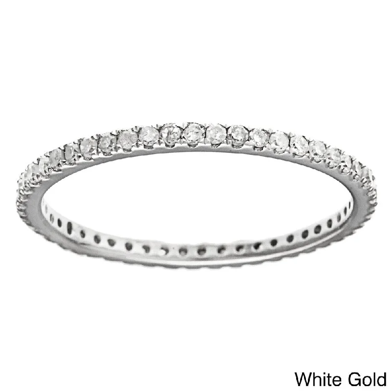 10k Gold 2/5ct TDW Diamond Thin Stackable Band (G-H, I1-I2)