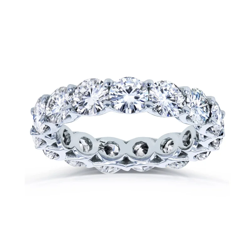 4.5mm Moissanite Eternity Ring