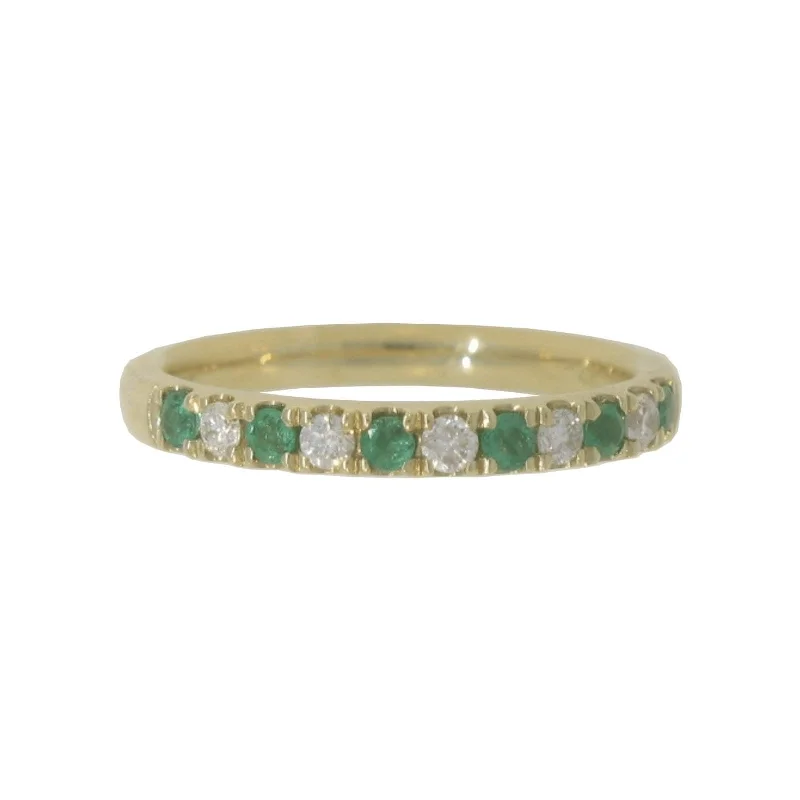 Emerald & Diamond Comfort Fit Band