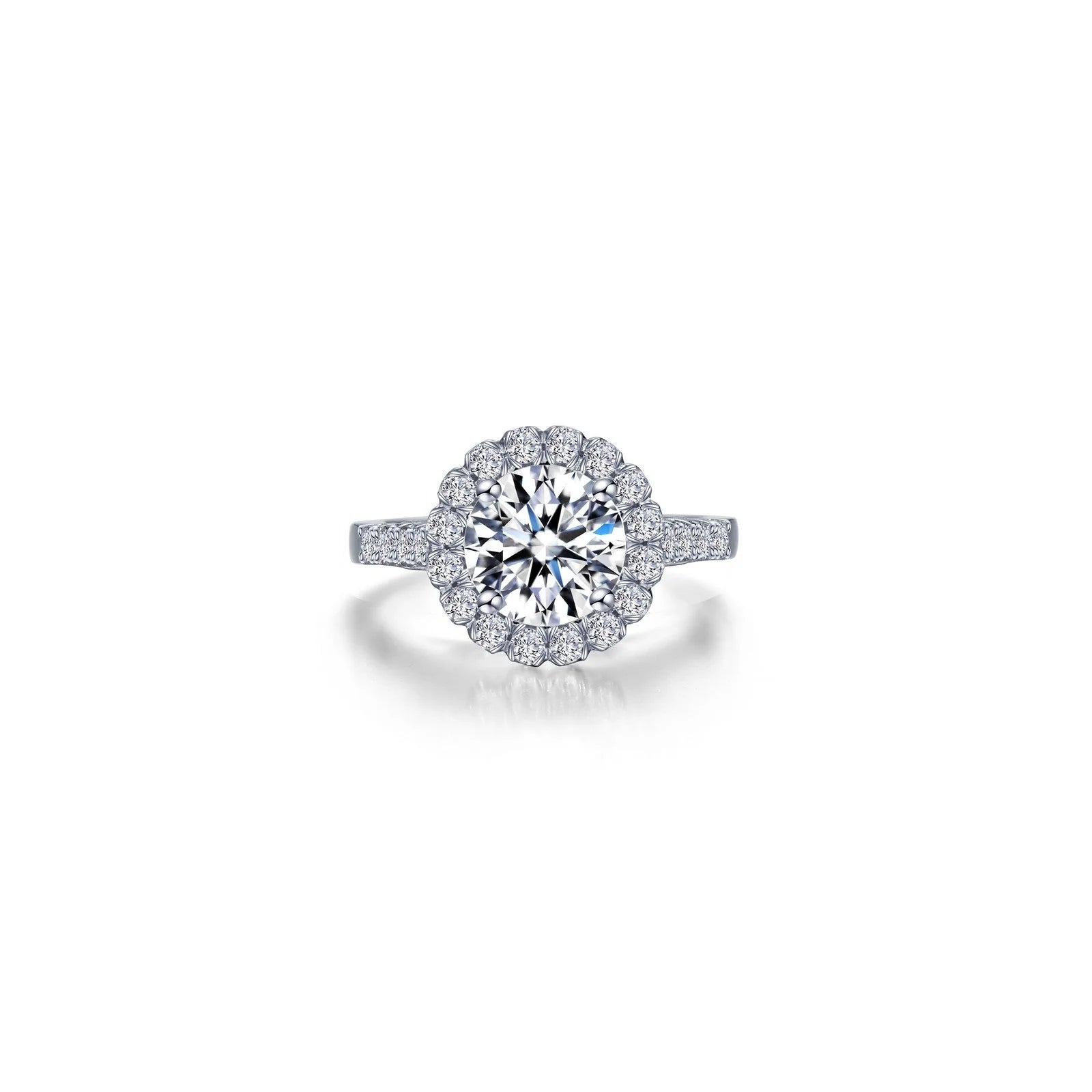 Lafonn Simulated Diamond Round Halo Ring R2039CLP