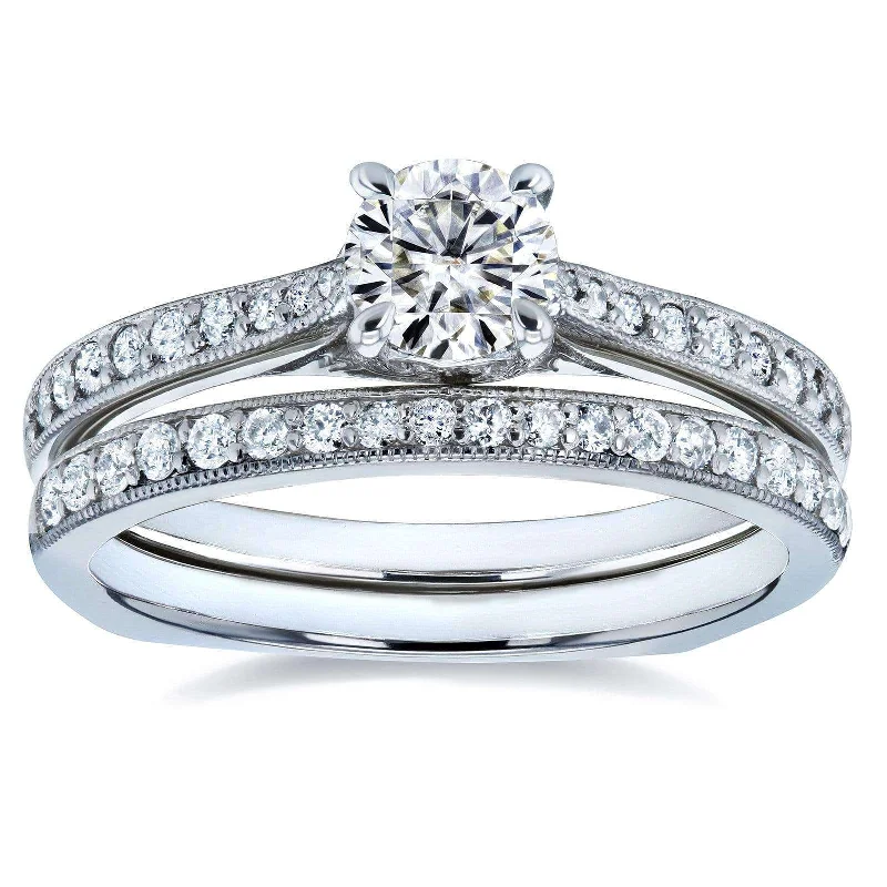 Euro Round Bridal Set - 0.5ct