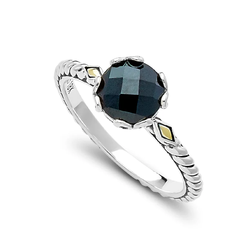 Samuel B. Black Spinel Glow Ring