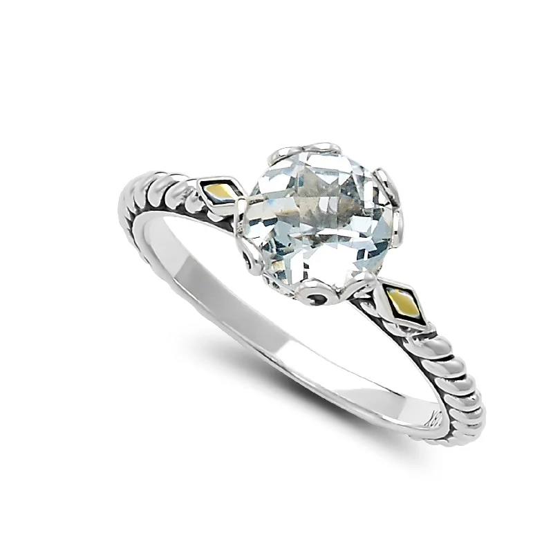 Samuel B. White Topaz Birthstone Glow Ring - April