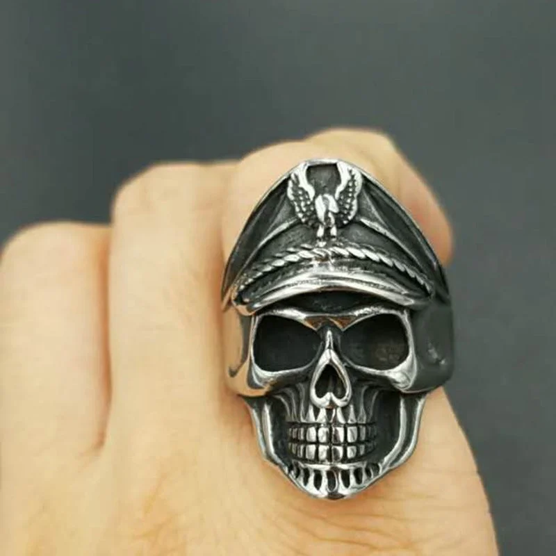 Wholesale Vintage Personalized Skull Open Ring