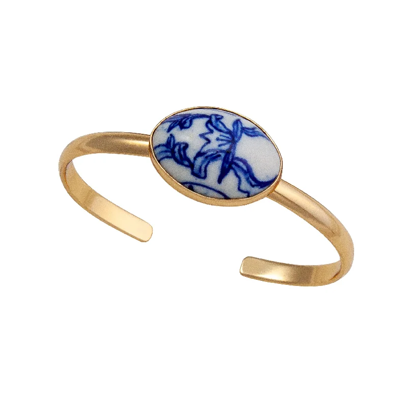 Alchemia Azure Porcelain Mini Cuff