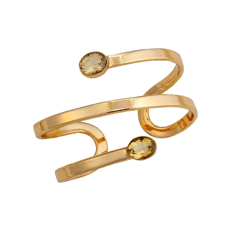 Alchemia Citrine Wrap Cuff