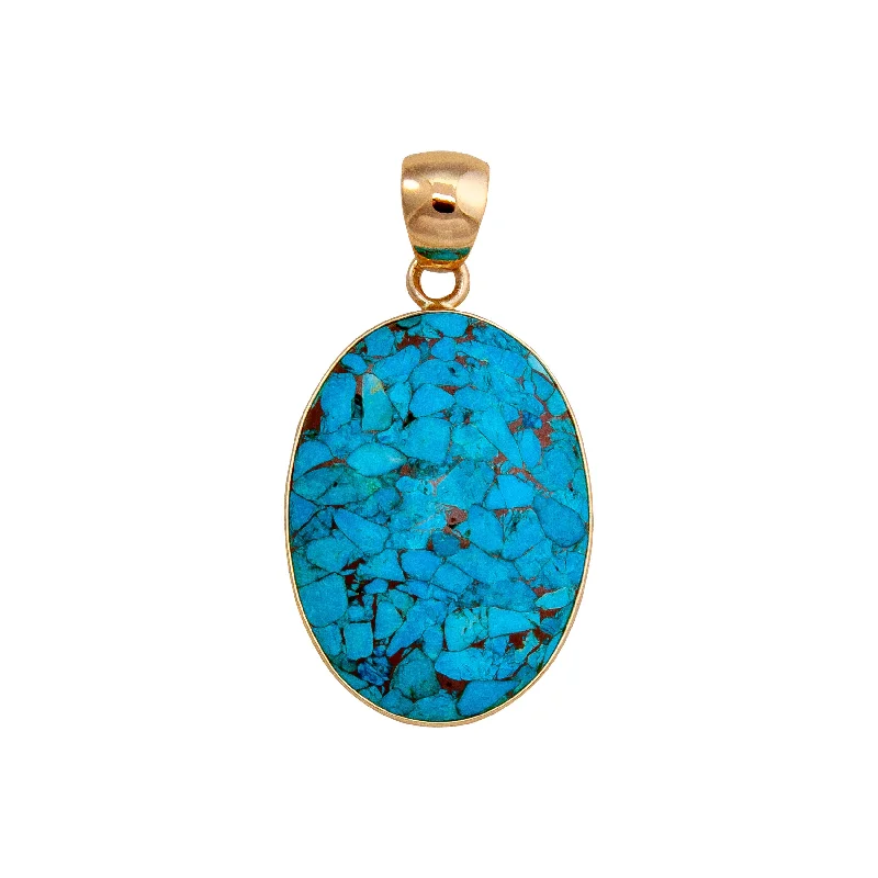 Alchemia Copper Infused Turquoise Pendant