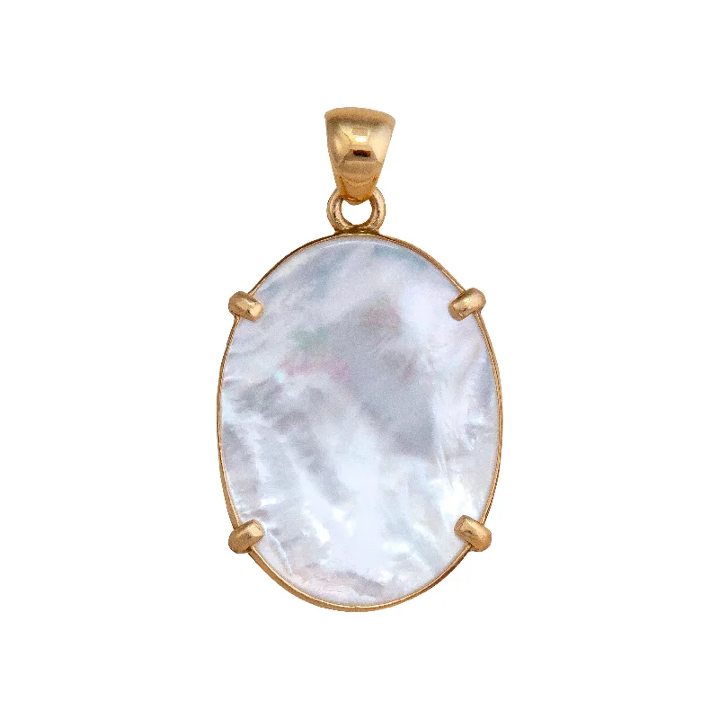 Alchemia Mother of Pearl Prong Set Pendant