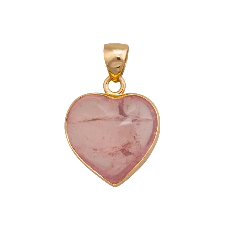 Sweetheart Alchemia Rose Quartz Heart Pendant