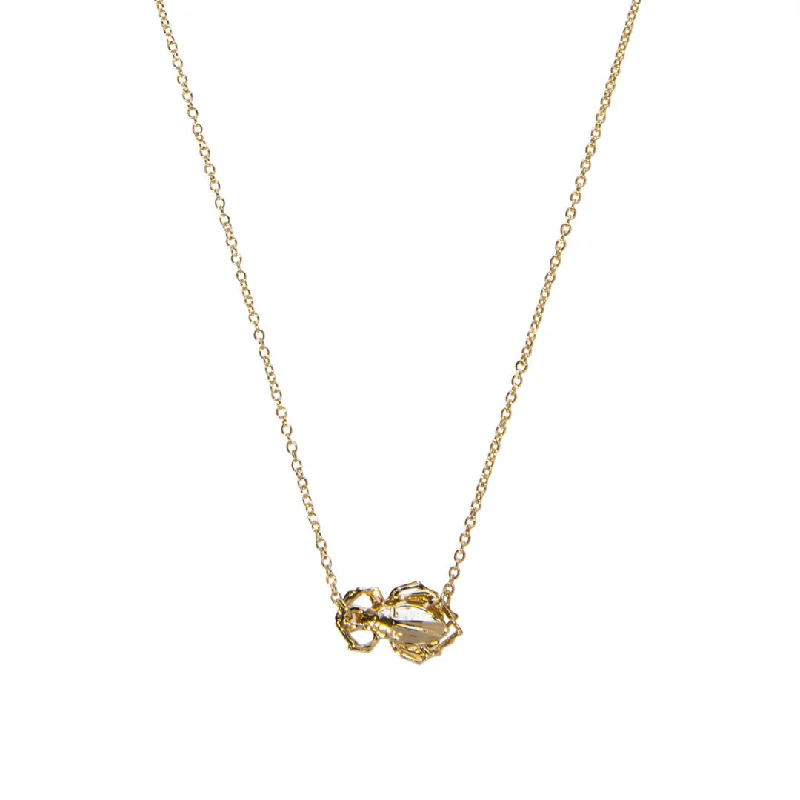 Goldbug Single Bug Necklace