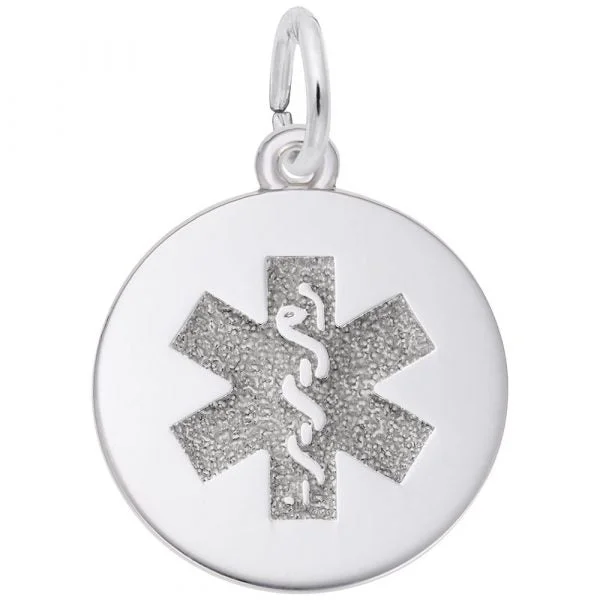 Medical Symbol Disc Charm