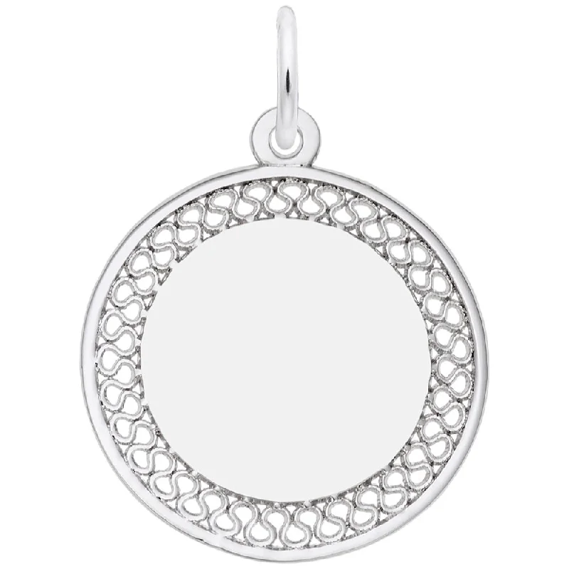 Medium Filigree Disc Charm