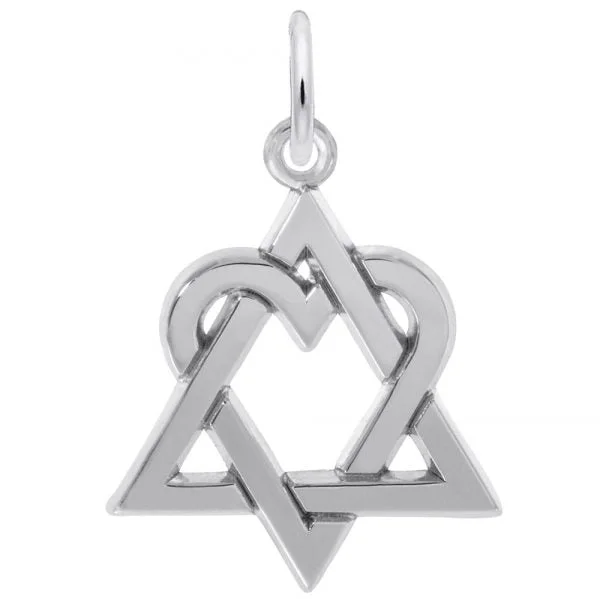 Sterling Silver Adoption Symbol Charm