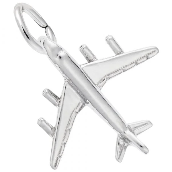 Sterling Silver Airplane Charm