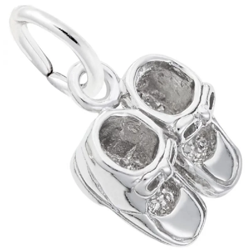 Sterling Silver Baby Shoes Charm