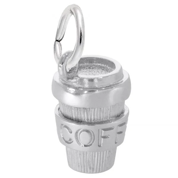 Sterling Silver Coffee Cup Charm