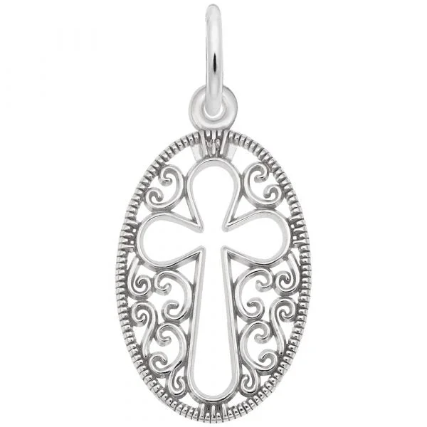 Sterling Silver Cross Charm