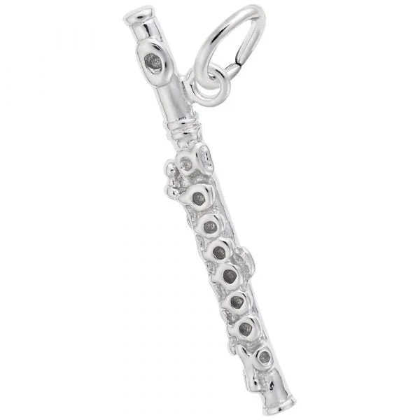 Sterling Silver Flute/Piccolo Charm