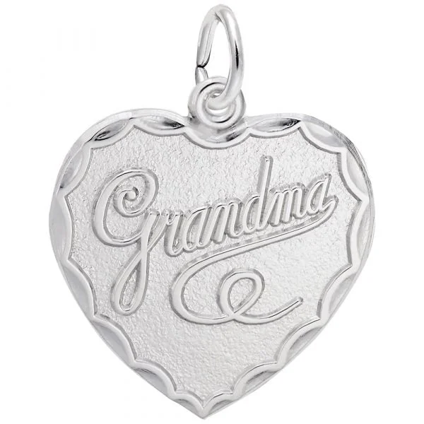 Sterling Silver Grandma Disc Charm