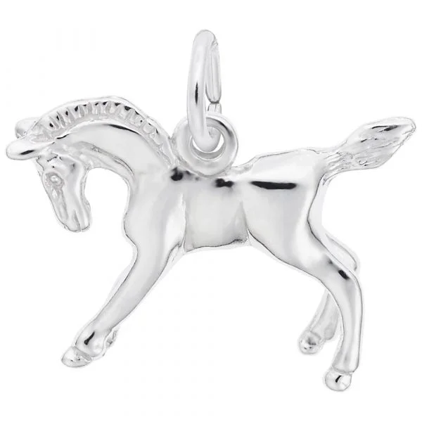 Sterling Silver Horse Charm