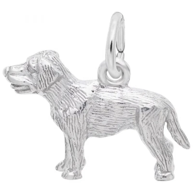 Sterling Silver Labrador Charm