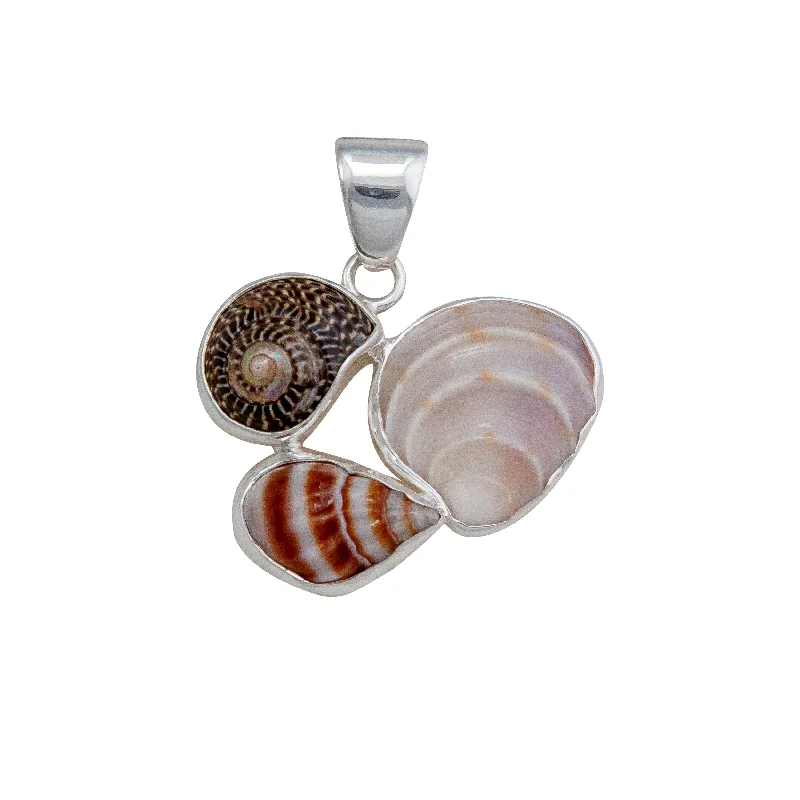 Sterling Silver Multi-Shell Pendant